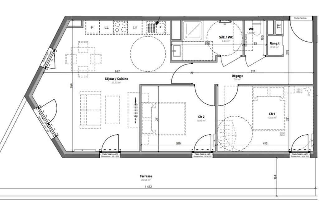 Blue Note -4 Etoiles-Terrasse Vue-2 Parking Apartment Balaruc-les-Bains Exterior foto