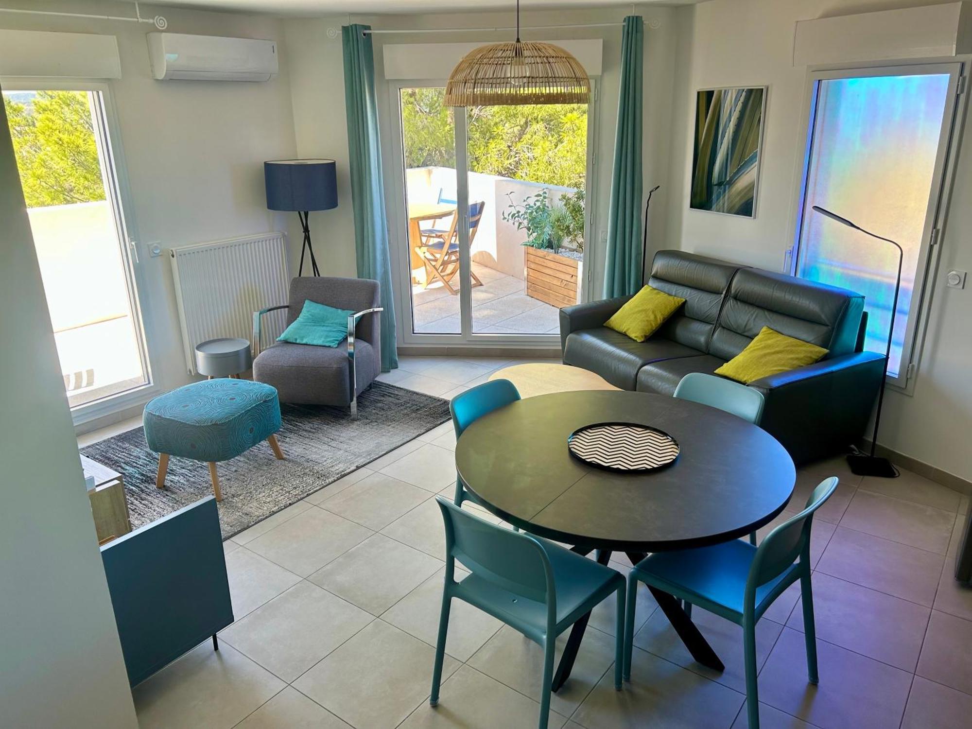 Blue Note -4 Etoiles-Terrasse Vue-2 Parking Apartment Balaruc-les-Bains Exterior foto